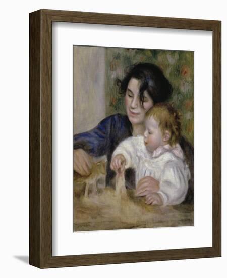 Gabrielle and Jean-Pierre-Auguste Renoir-Framed Giclee Print