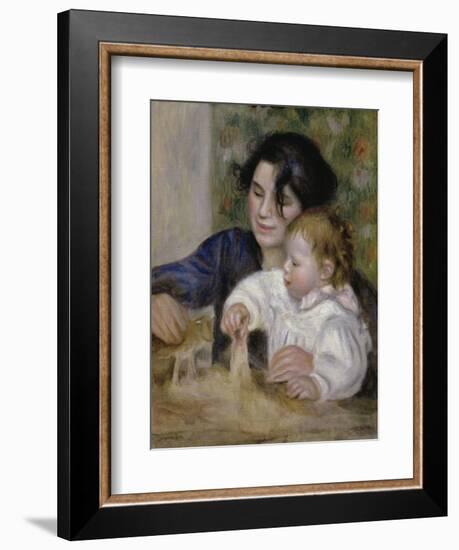 Gabrielle and Jean-Pierre-Auguste Renoir-Framed Giclee Print