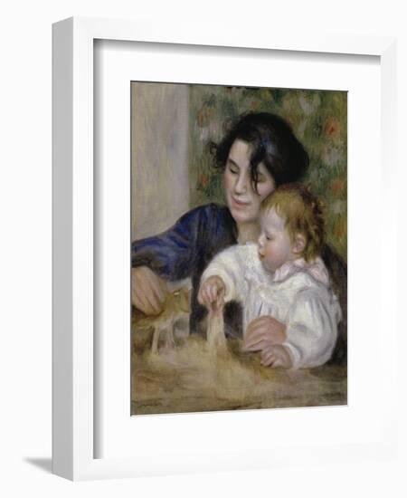 Gabrielle and Jean-Pierre-Auguste Renoir-Framed Giclee Print