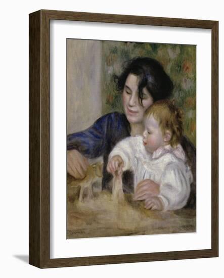 Gabrielle and Jean-Pierre-Auguste Renoir-Framed Giclee Print