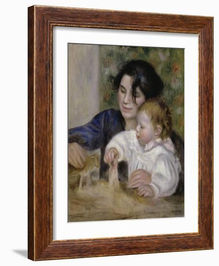 Gabrielle and Jean-Pierre-Auguste Renoir-Framed Giclee Print