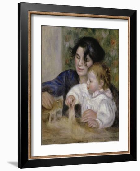 Gabrielle and Jean-Pierre-Auguste Renoir-Framed Giclee Print