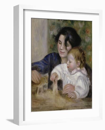 Gabrielle and Jean-Pierre-Auguste Renoir-Framed Giclee Print