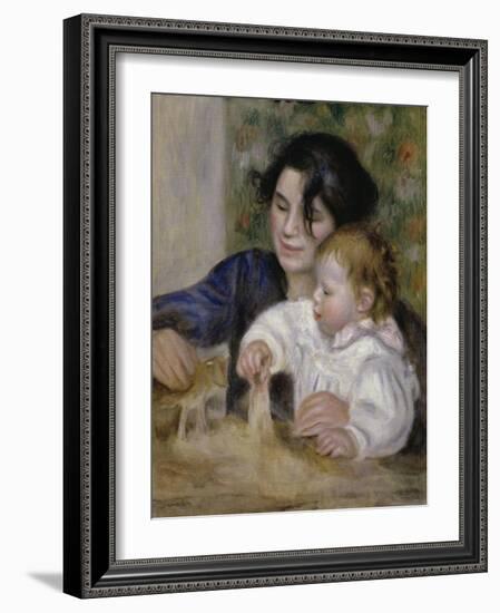 Gabrielle and Jean-Pierre-Auguste Renoir-Framed Giclee Print