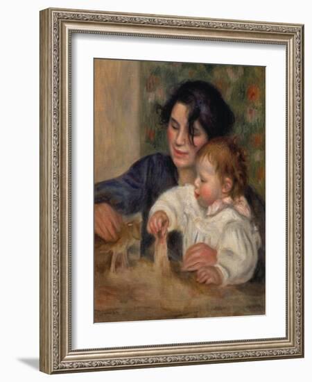 Gabrielle and Jean-Pierre-Auguste Renoir-Framed Giclee Print