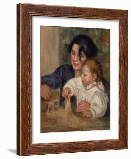 Gabrielle and Jean-Pierre-Auguste Renoir-Framed Giclee Print