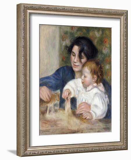 Gabrielle and Jean-Pierre-Auguste Renoir-Framed Giclee Print