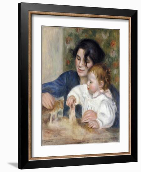 Gabrielle and Jean-Pierre-Auguste Renoir-Framed Giclee Print