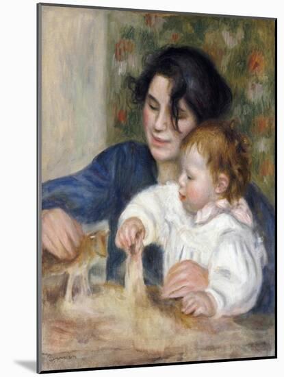 Gabrielle and Jean-Pierre-Auguste Renoir-Mounted Giclee Print