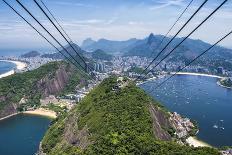 View over Botafogo and the Corcovado from the Sugar Loaf Mountain-Gabrielle and Michael Therin-Weise-Photographic Print