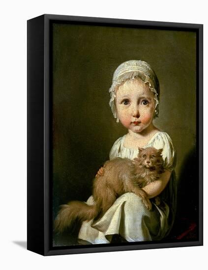 Gabrielle Arnault 1813-Louis Leopold Boilly-Framed Premier Image Canvas