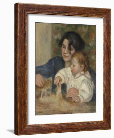 Gabrielle et Jean-Pierre-Auguste Renoir-Framed Giclee Print