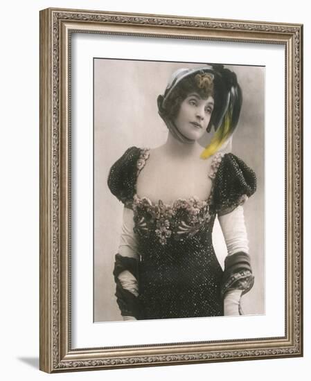 Gabrielle Rejane French Actress-null-Framed Photographic Print