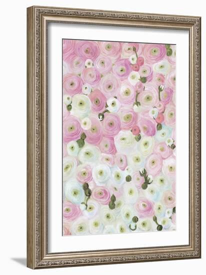 Gabry painterly ranunculus-Rosana Laiz Garcia-Framed Giclee Print