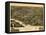 Gadsden, Alabama - Panoramic Map-Lantern Press-Framed Stretched Canvas