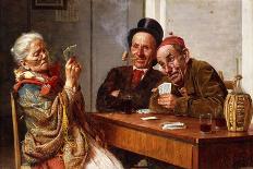 The Card Game-Gaetano Bellei-Mounted Giclee Print