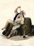 Porter Eating Macaroni, 1840-Gaetano Dura-Premium Giclee Print