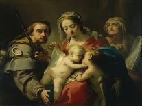 Madonna with Child and St Cajetan-Gaetano Gandolfi-Giclee Print