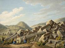 Ruins of a Roman Temple at Ephesus, 1790s-Gaetano Mercati-Giclee Print