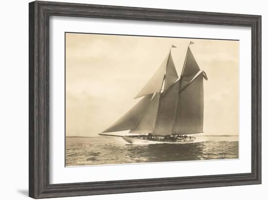 Gaff-Rigged Schooner-null-Framed Art Print