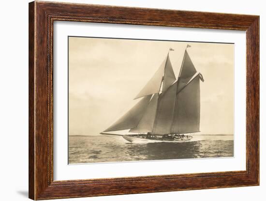 Gaff-Rigged Schooner-null-Framed Art Print