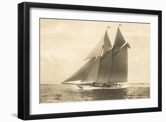 Gaff-Rigged Schooner-null-Framed Art Print