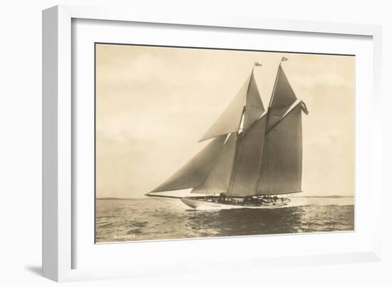 Gaff-Rigged Schooner-null-Framed Art Print