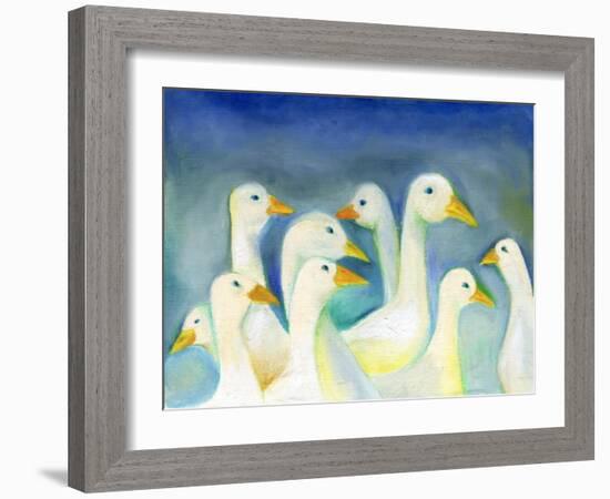 Gaggle, 2012-Nancy Moniz-Framed Giclee Print