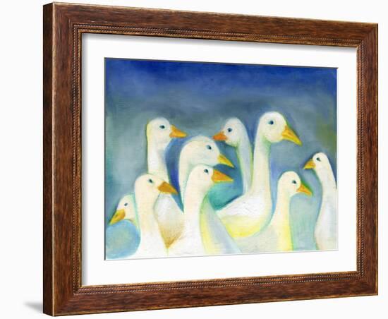 Gaggle, 2012-Nancy Moniz-Framed Giclee Print