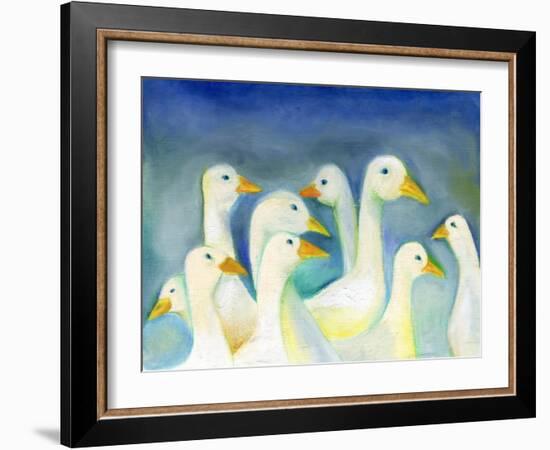 Gaggle, 2012-Nancy Moniz-Framed Giclee Print