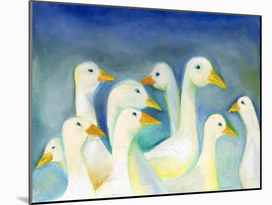 Gaggle, 2012-Nancy Moniz-Mounted Giclee Print