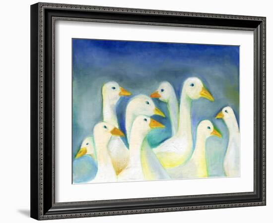 Gaggle, 2012-Nancy Moniz-Framed Giclee Print