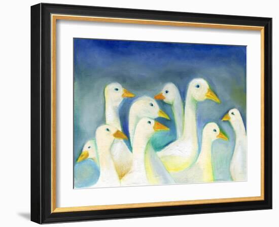 Gaggle, 2012-Nancy Moniz-Framed Giclee Print