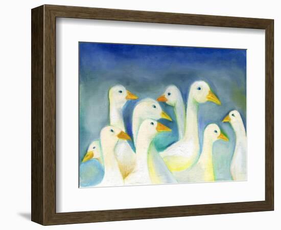 Gaggle, 2012-Nancy Moniz-Framed Giclee Print