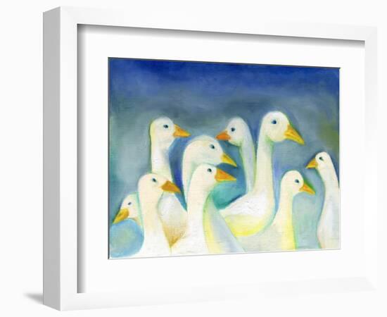 Gaggle, 2012-Nancy Moniz-Framed Giclee Print