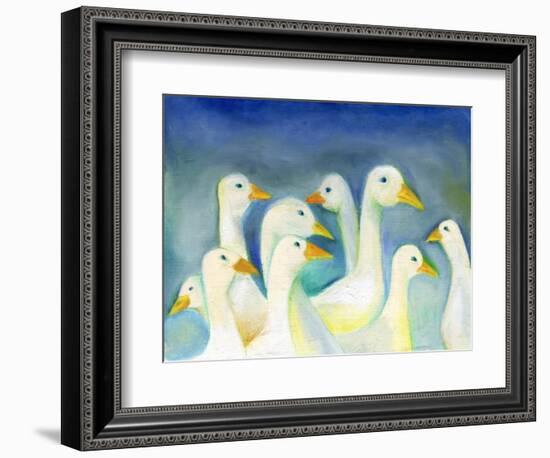 Gaggle, 2012-Nancy Moniz-Framed Giclee Print