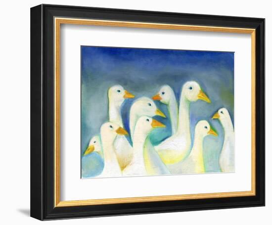 Gaggle, 2012-Nancy Moniz-Framed Giclee Print