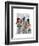 Gaggle of Geese-Fab Funky-Framed Art Print