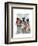 Gaggle of Geese-Fab Funky-Framed Art Print