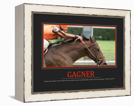 Gagner (French Translation)-null-Framed Stretched Canvas