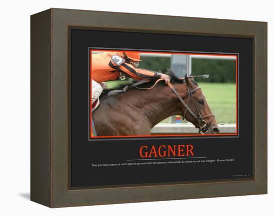 Gagner (French Translation)-null-Framed Stretched Canvas