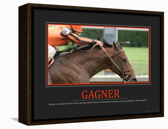 Gagner (French Translation)-null-Framed Stretched Canvas