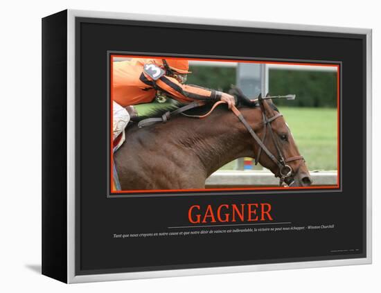 Gagner (French Translation)-null-Framed Stretched Canvas