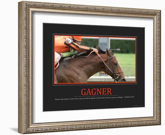 Gagner (French Translation)-null-Framed Photo