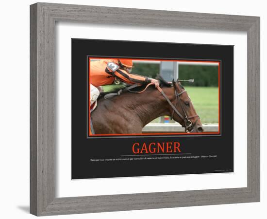 Gagner (French Translation)-null-Framed Photo