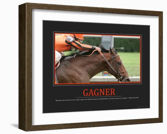 Gagner (French Translation)-null-Framed Photo