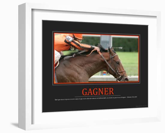 Gagner (French Translation)-null-Framed Photo