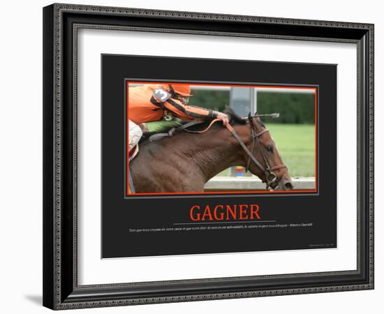 Gagner (French Translation)-null-Framed Photo