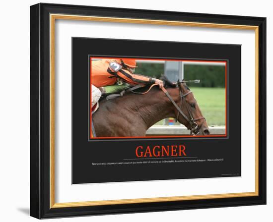 Gagner (French Translation)-null-Framed Photo