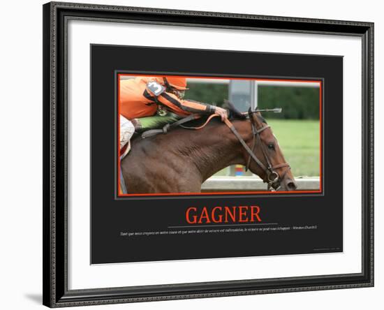 Gagner (French Translation)-null-Framed Photo